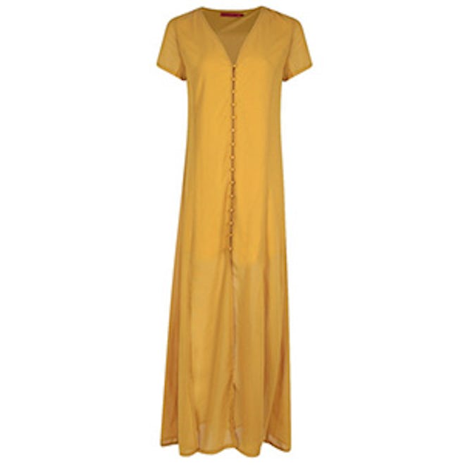 Natalya Button Through Sliced Maxi Dress