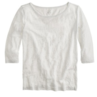 Linen Boatneck T-Shirt