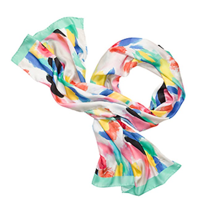 Watercolor Oblong Scarf