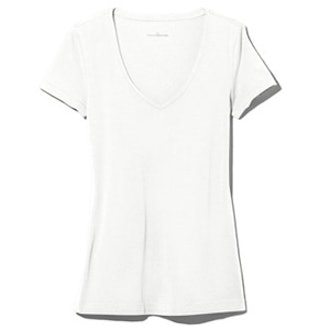 Signature Cotton/Modal Tee V-Neck