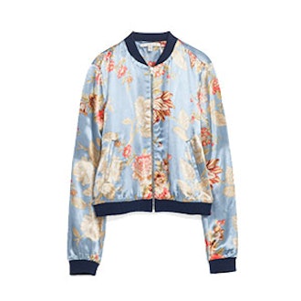 Printed Bomber Jacket