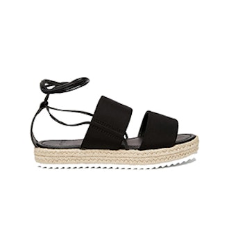 Jeopardy Tie Leg Espadrille Sandals