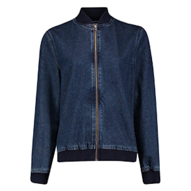 Denim Bomber Jacket