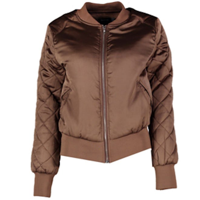 Esther Quilted Sleeve MA1 Bomber