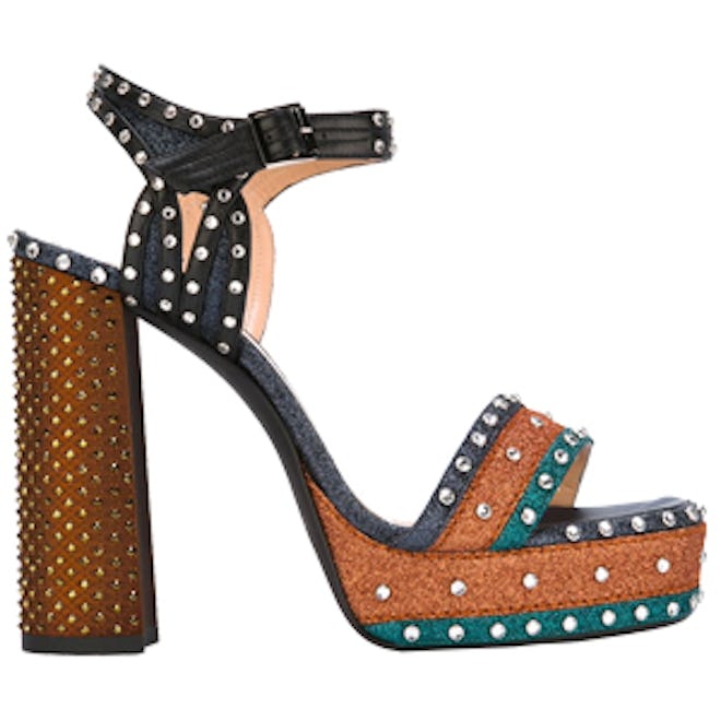 Studded Platform Sandals