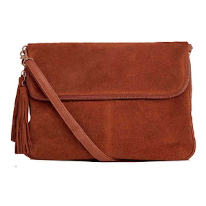 Suede Cross-body Bag