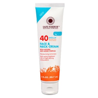 Natural Suncare Face & Neck Cream Sunscreen, SPF 40