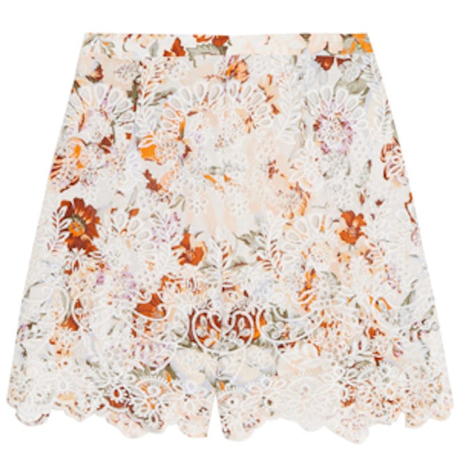 Alchemy Broderie Anglaise Cotton Shorts