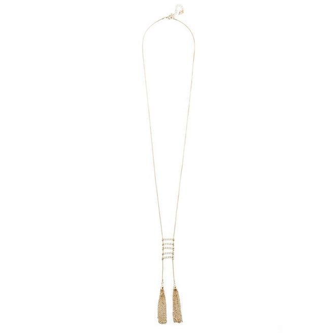 Monica Gold-Tone Ladder Necklace