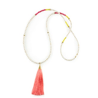 Sky Light Tassel Necklace