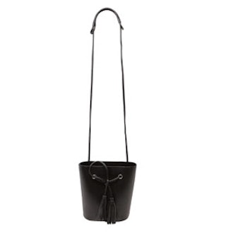 Faux Leather Bucket Bag