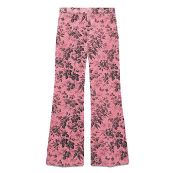 Herbarium Velvet Flare Pant