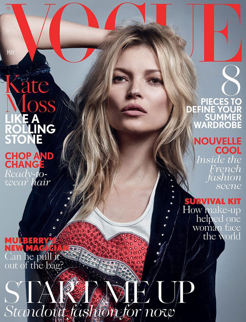 Kate Moss Covers Vogue Italia February 2016