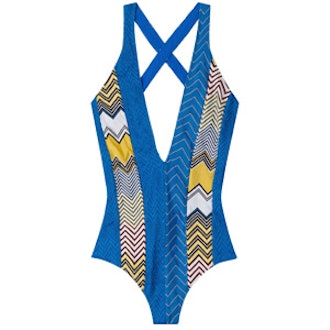 Knit One-Piece Swimsuit