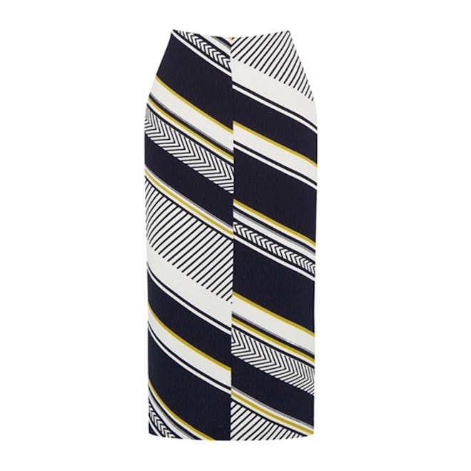 Memphis Stripe Pencil Skirt