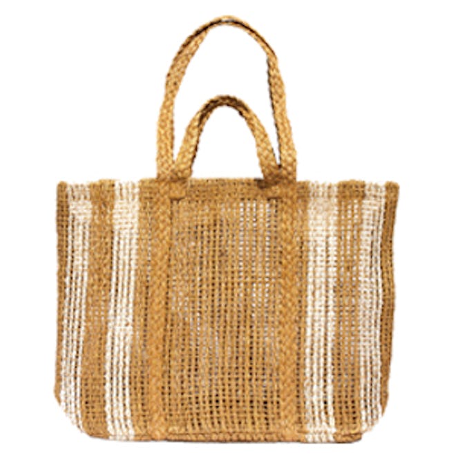 The Corsica Straw Beach Tote