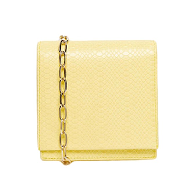 Snake Cross Body Bag With Chain