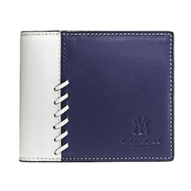 MLB Compact ID Wallet in Rip and Repair Leather