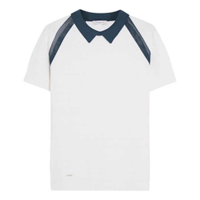 Mesh-Paneled Tennis Top