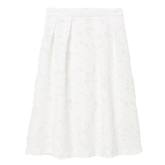 Textured Midi Skirt