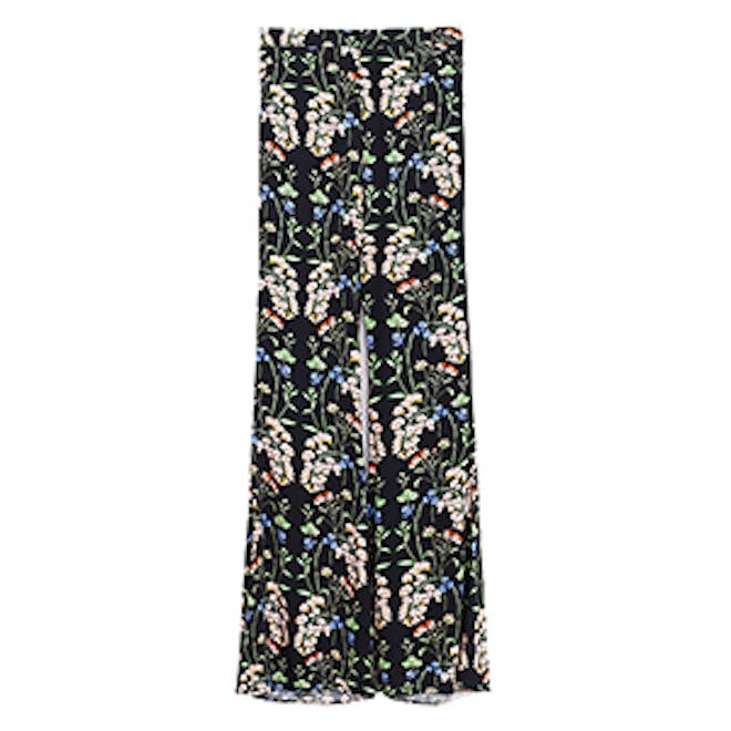 Floral Print Trousers