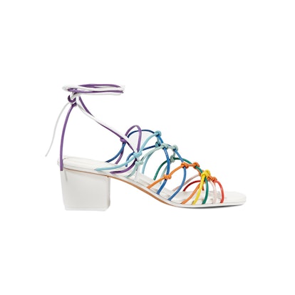 Chloé Knotted Leather Sandal 