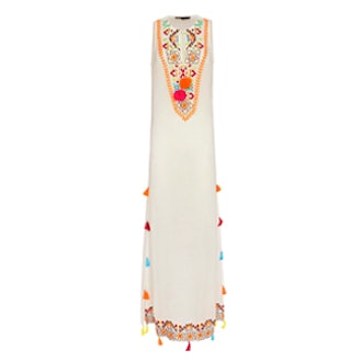 Embroidered Maxi Dress