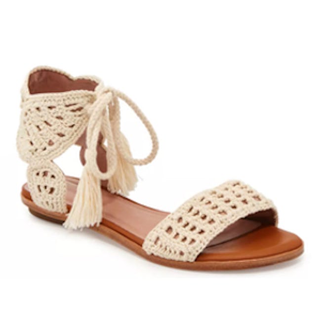 Jolee Crochet Flat Sandal