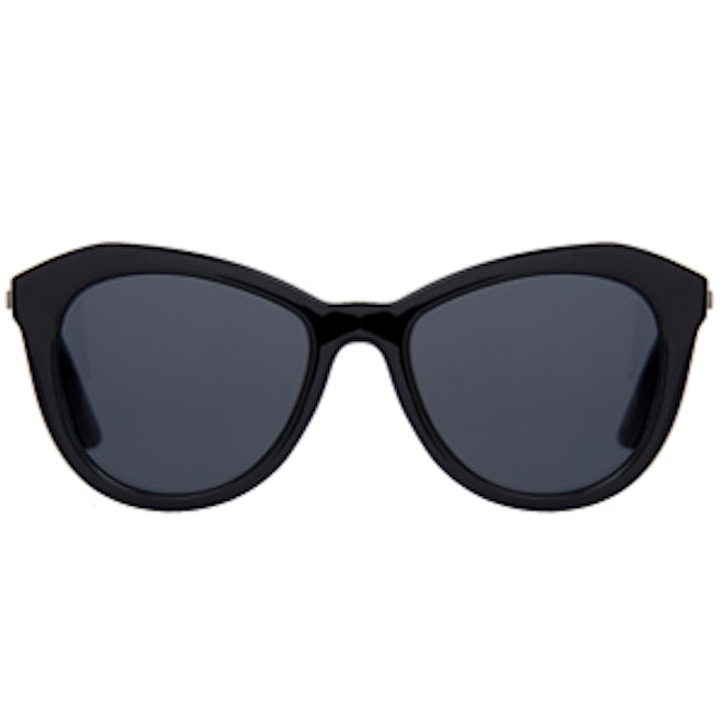 Peach Pit Black Cat-Eye Sunglasses