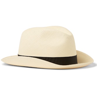 Classic Woven Straw Panama Hat