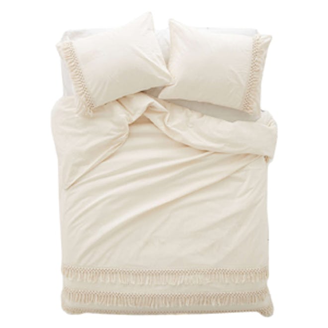 Net Tassel Duvet Cover