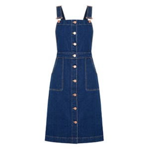 oasis denim dungaree dress