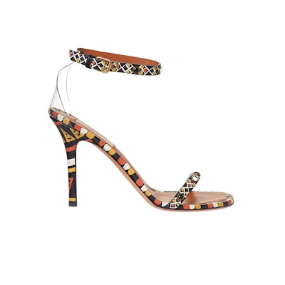 Valentino Hand Painted Leather Sandal 