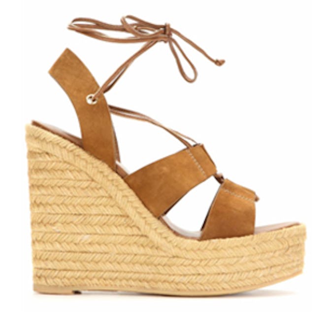 Espadrille 95 Suede Wedge Sandals