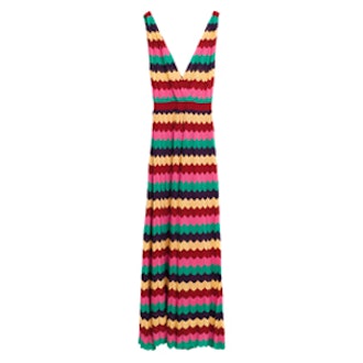 Multicoloured Striped Dress