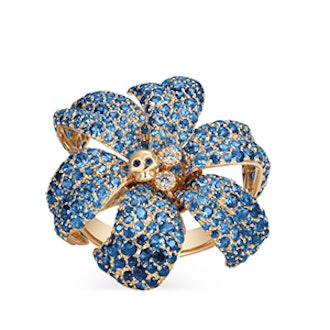 Gucci Flora Ring with Sapphires