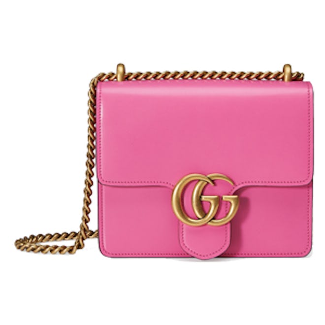 GG Marmont Leather Shoulder Bag