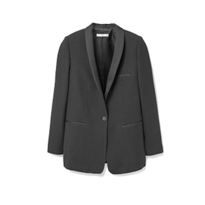 Satin Lapels Blazer