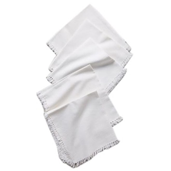 Fringed Cotton Napkins