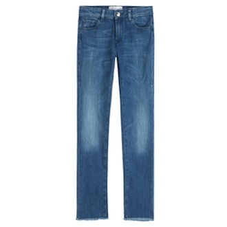 Oyster Cropped Jeans