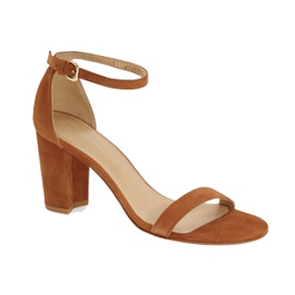 Nearly Nude Ankle Strap Sandal