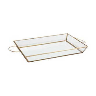 Copper Structured Crystal Tray