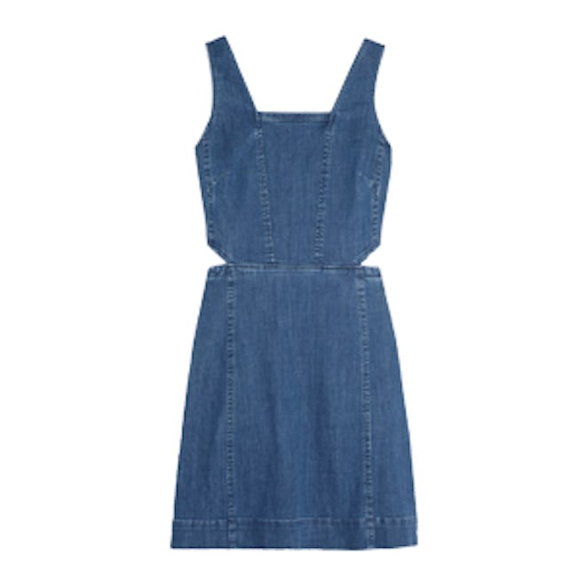 Cutout Denim Mini Dress