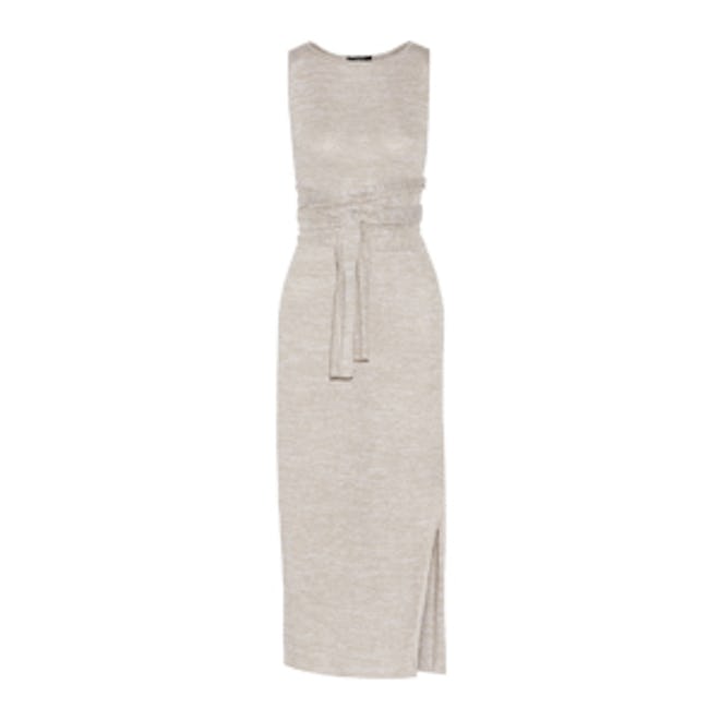 Dantine Linen-Blend Midi Dress