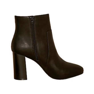 Faux Leather Ankle Boot