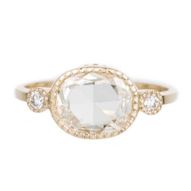 1.06 Carat Oval-Cut Diamond Ring