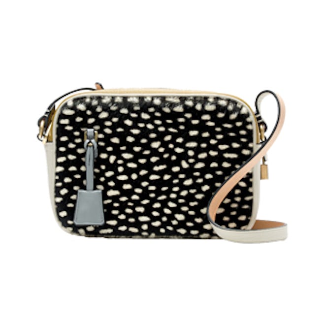 Collection Signet Bag in Colorblock Leopard Italian Calf Hair