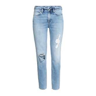 Relaxed Skinny Ankle Jeans