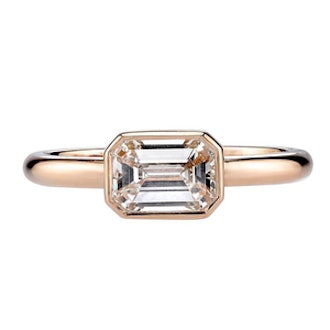 1.26 Carat Emerald-Cut Diamond Ring