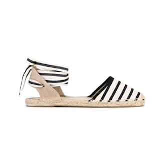 Striped Espadrille Sandals